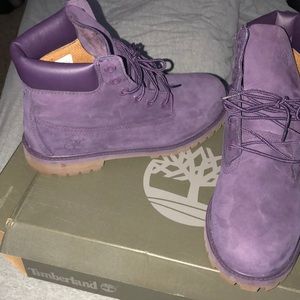 Purple Timberland
